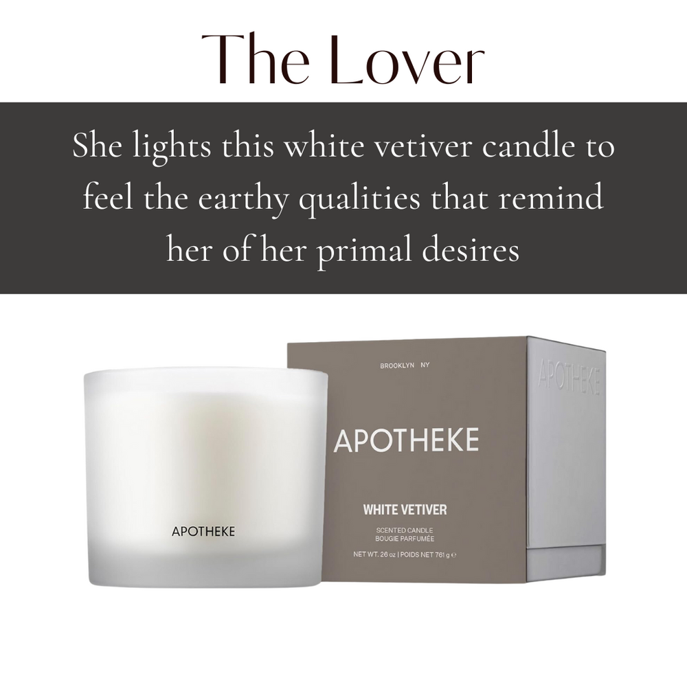 The Lover Archetype | White Vetiver Mood Candle