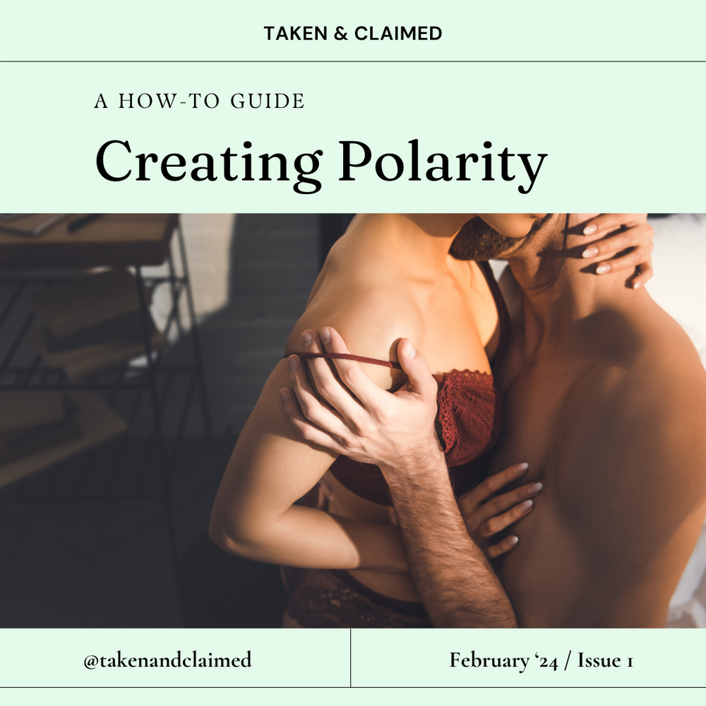 Cover Page of Guide Book for Feminine Women To Learn how to create polarity in their relationships